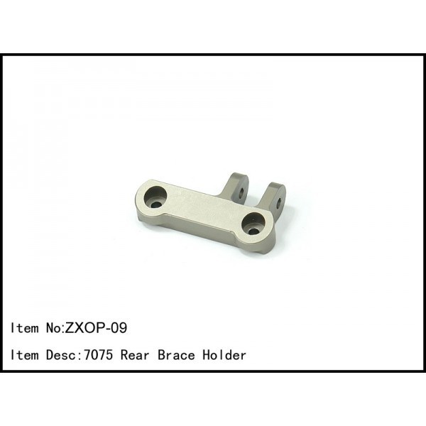 ZXOP-09 Rc Car Caster Racing 1/8 7075 REAR BRACE HOLDER Buggy