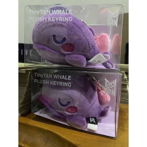 KEYRING TINYTAN WHALE PLUSH KEYRING