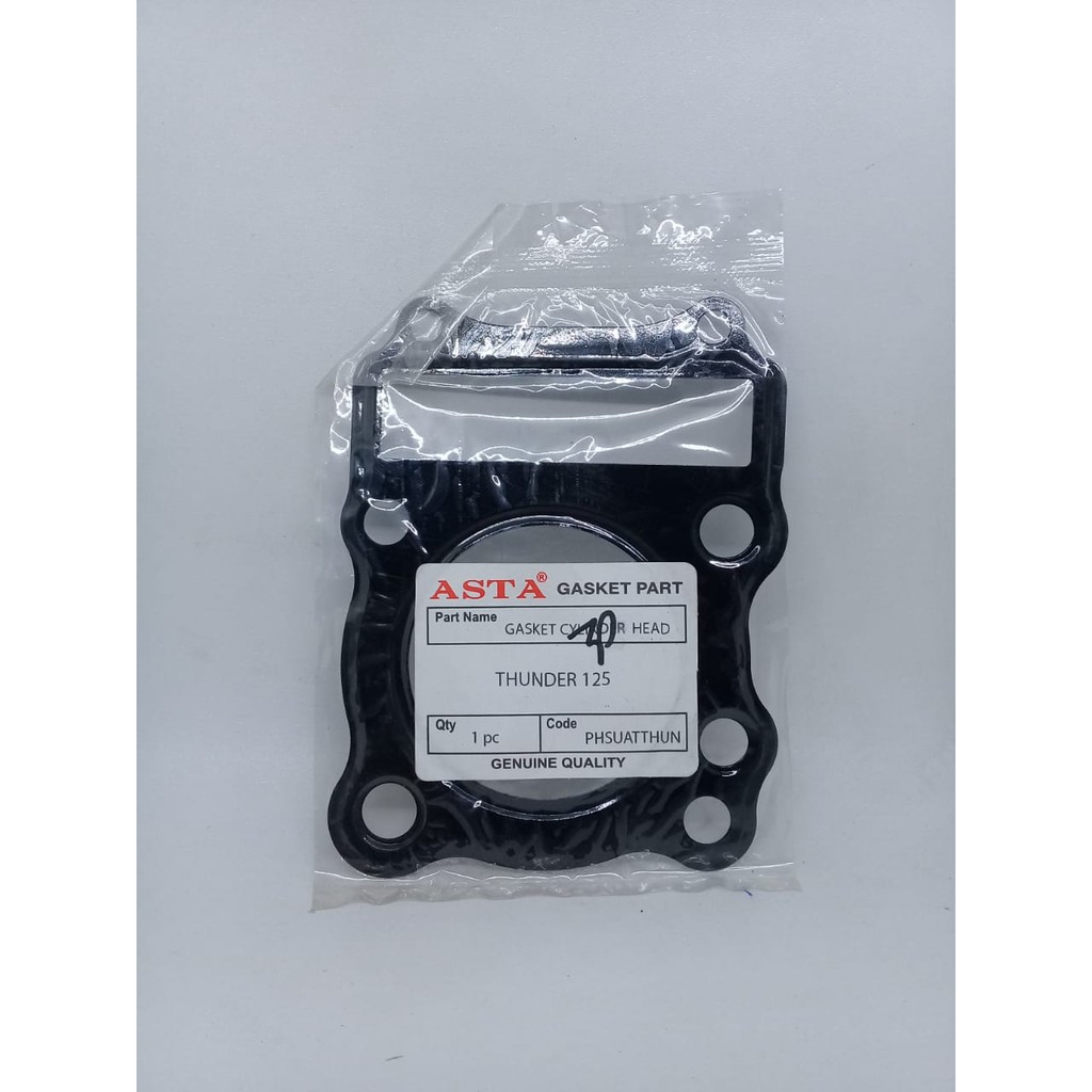 PAKING CYLINDER HEAD THUNDER 125 MERK ASTA