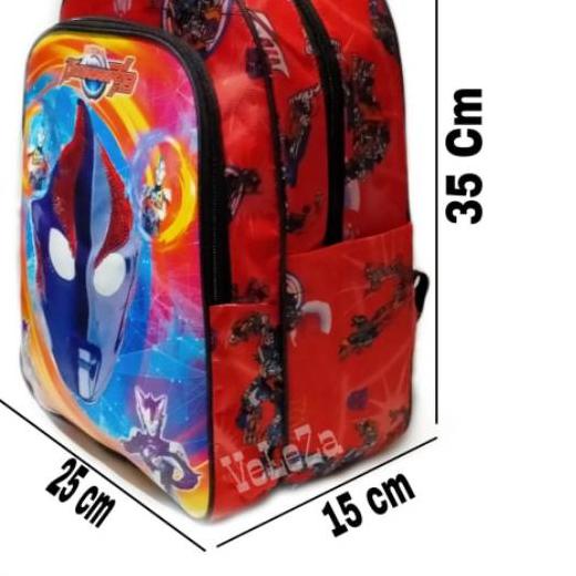 Tas Ransel Anak Laki-Laki Karakter LED Ultraman