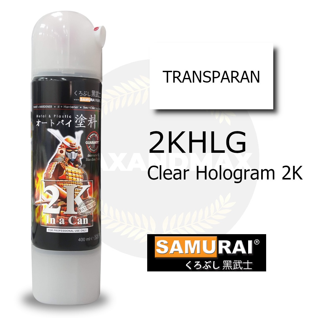 Samurai Paint Clear Hologram 2KHLG  400 ml - Cat Semprot