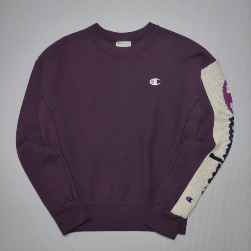 Sweater Champion Reverse Weave Crew Purple Women