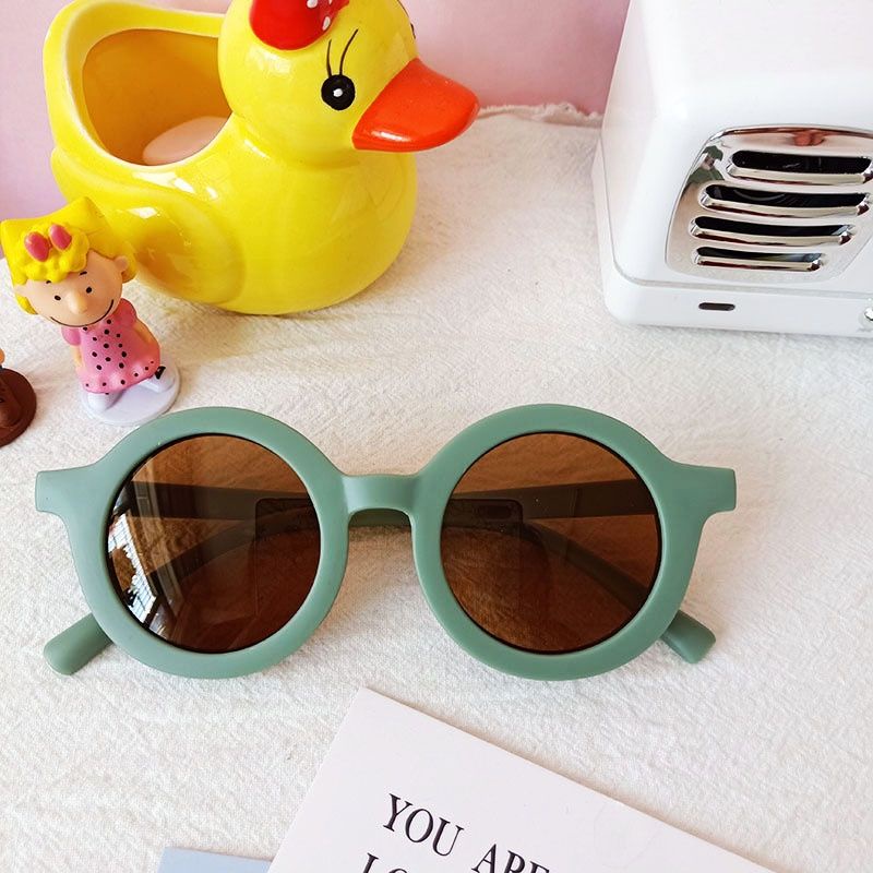 COD 【Boboho Boboho Boboho】 <MGS> Kacamata Anak Boboho Frame Bulat || E022-8