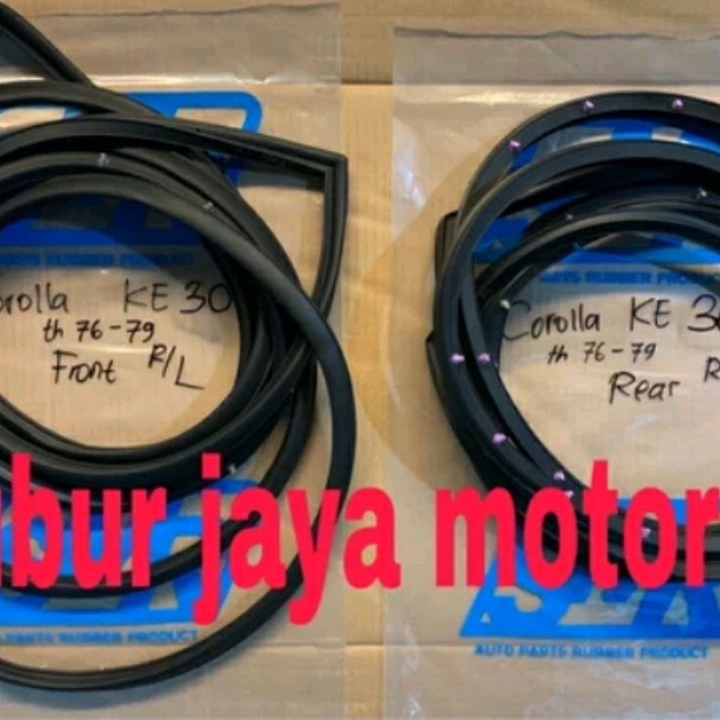Karet Pintu Toyota Corolla Ke30 (4 Pintu) (Kode 001)