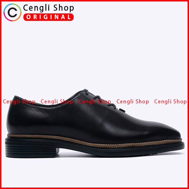 EM71 SEPATU PANTOFEL EVERBEST PRIA ORIGINAL FORMAL KULIT ASLI HITAM