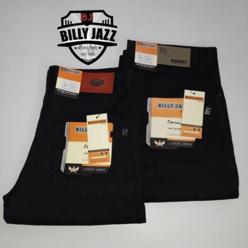 Celana Kanvas Original Hitam Standar Regular 33-38 Celana Panjang Pria Bahan Kanvas Minyak Celana St