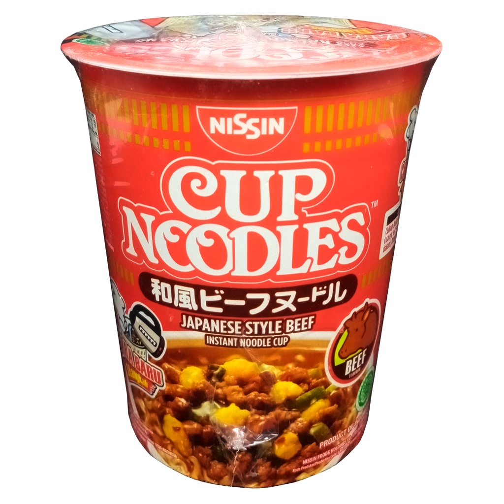 

Nissin Japanese Style Beef Instant Noodle Cup 66g