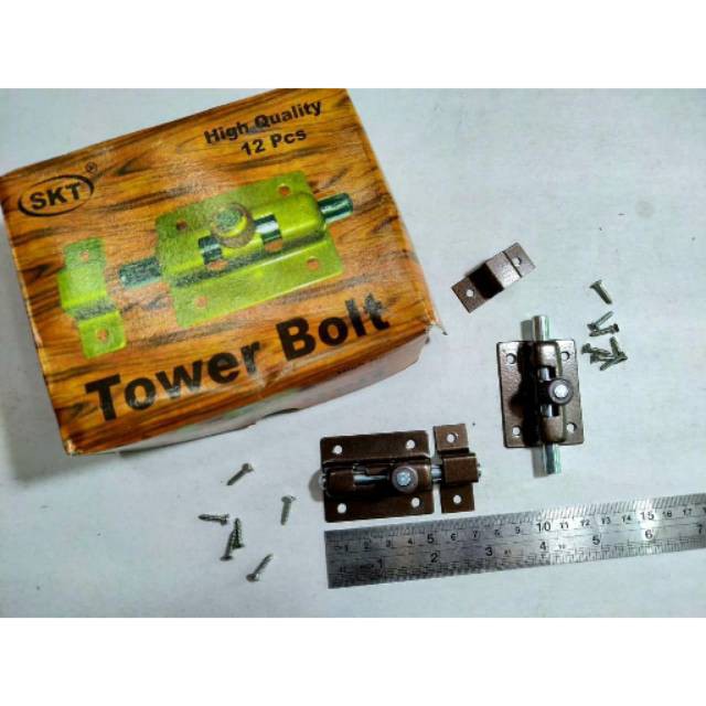 SELOT PINTU JENDELA 2INCH / GRENDEL PINTU / TOWER BOLT / GRENDEL MINI