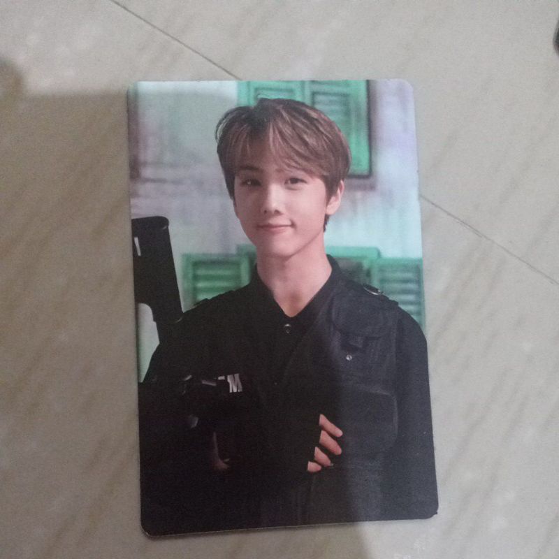pc photocard stiker sticker jisung puff