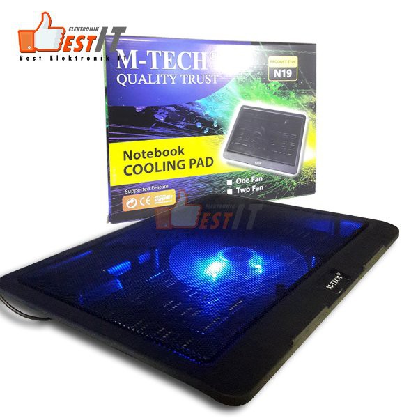 COOLING PAD-KIPAS LAPTOP PENDINGIN SUHU LAPTOP - COOLING PAD LAPTOP N19