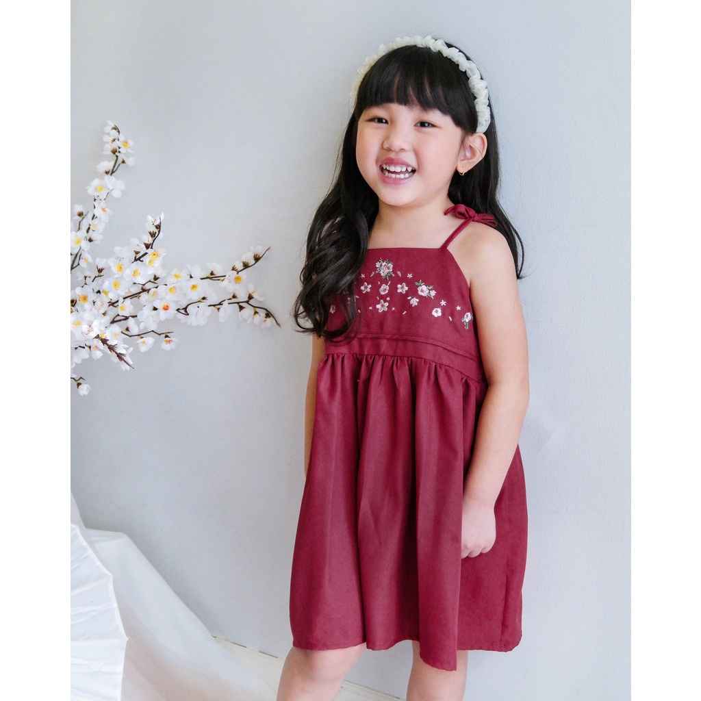 FELYSIA DRESS | Dress Anak | Dress Tunik Anak | Dress Bordir Anak