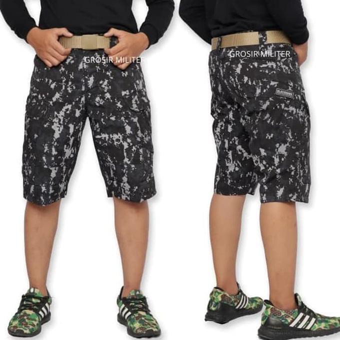 Gmke098- Gm Celana Tactical Blackhawk Pendek Camo Loreng Premium 456D