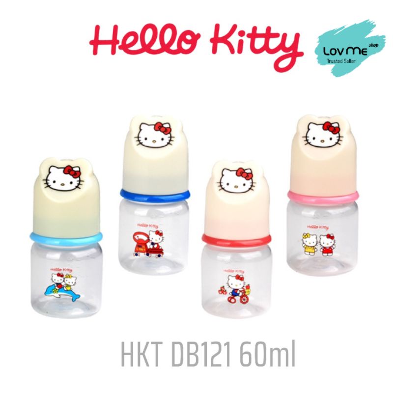 lov me❤️Lusty Bunny Botol Dot Reguler Susu Bayi Hello Kitty BPA Free 60ml 125ml 250ml |Hkt Db121 db141 db181