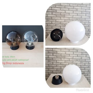 L1075 lampu plafon  pilar taman  dinding bola acrylic anti 