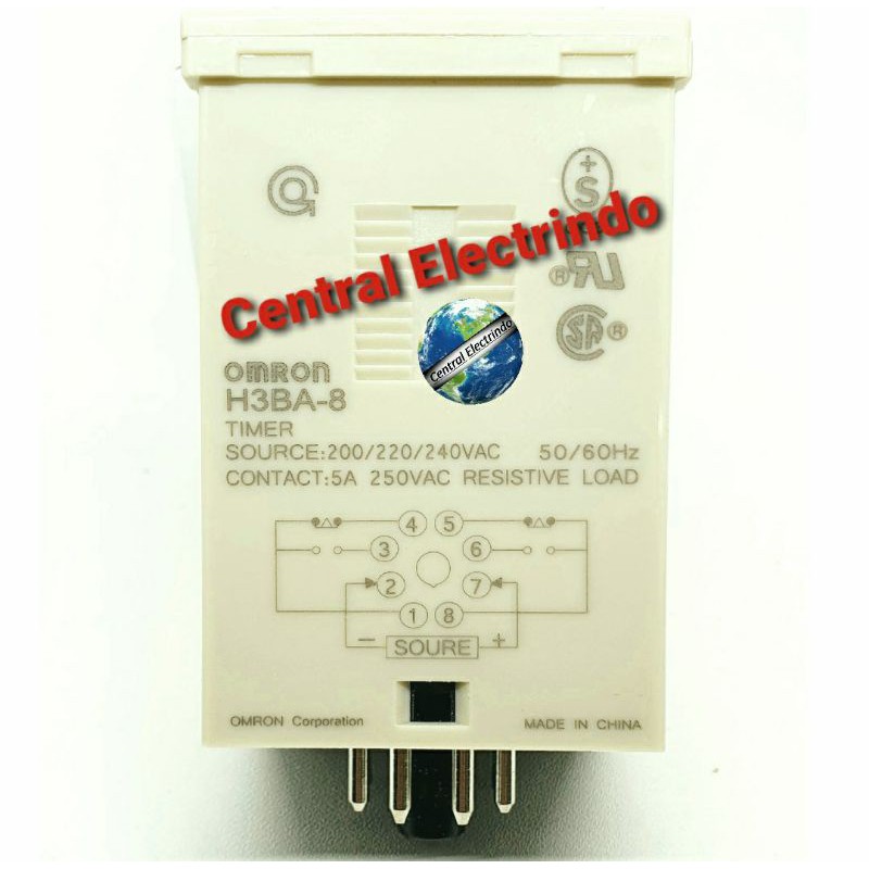 Timer Omron H3BA-A8 AC 220V 100V~240VAC