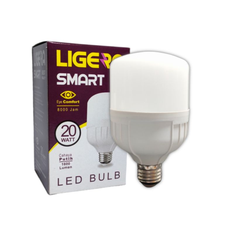 LIGERA Smart Lampu LED Capsule 20 Watt - Cahaya Putih