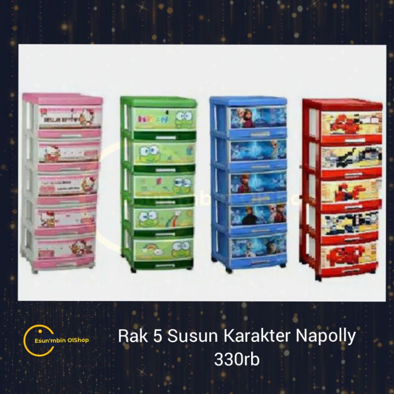 RAK 5 SUSUN KARAKTER NAPOLLY