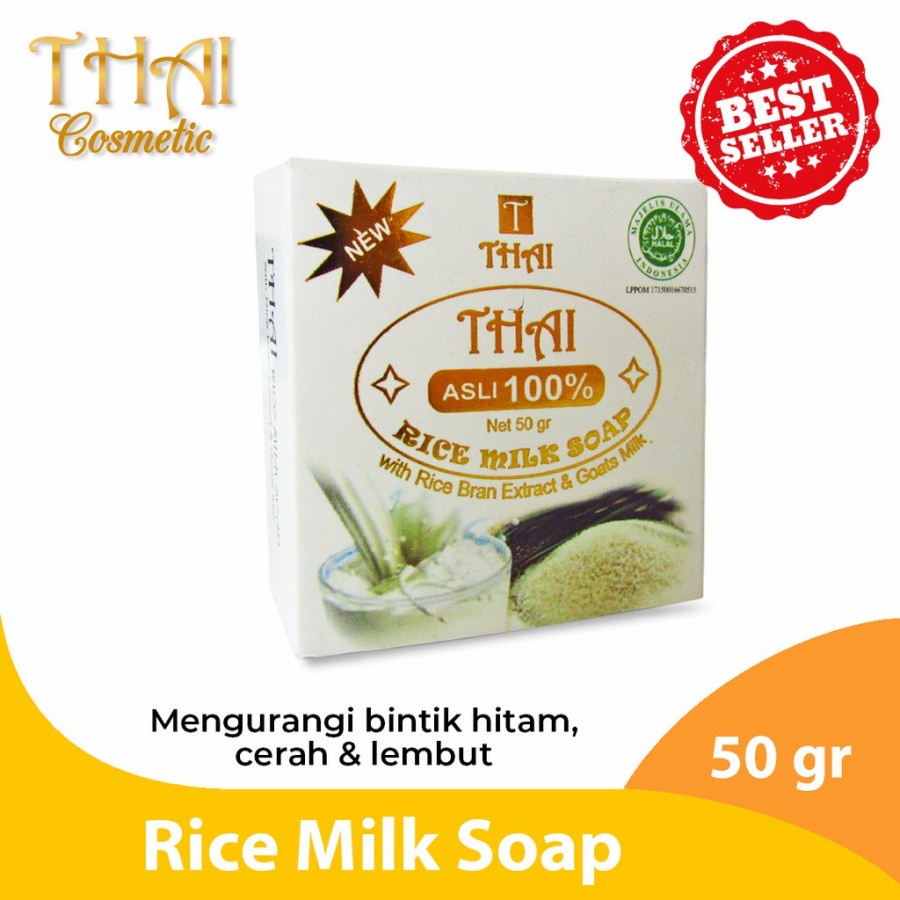 THAI GOATS MILK / RICE BRIGHTENING SOAP SABUN SUSU / BERAS MENCERAHKAN KULIT