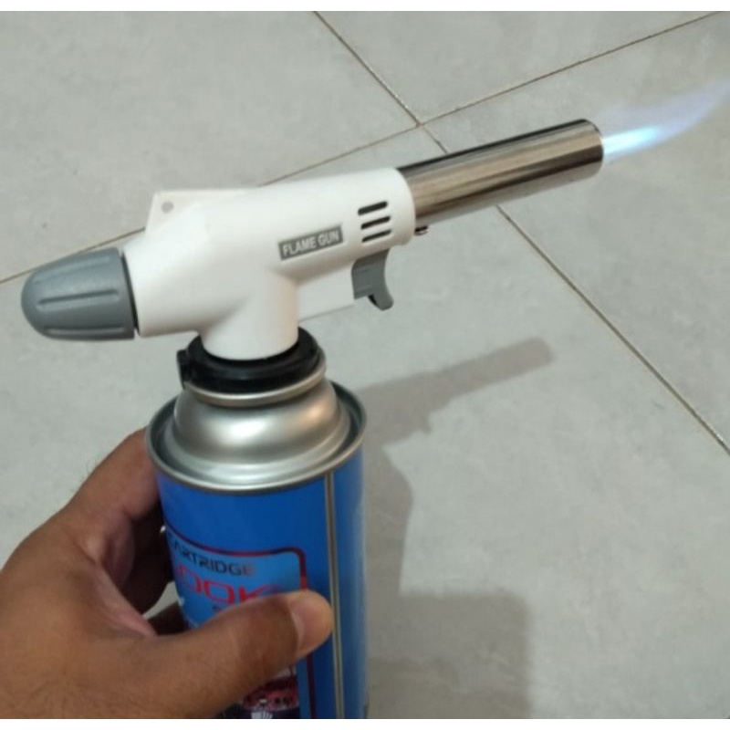 Satu set gas torch otomatis alat las pipa kapiler AC plus gas kaleng portabel