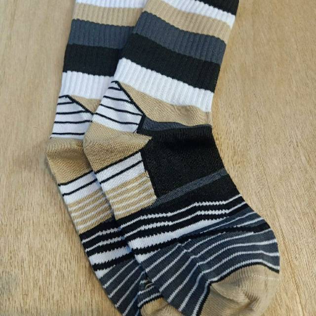  Kaos  kaki  Motif Setengah Tiang Anti  Bakteri  Shopee 