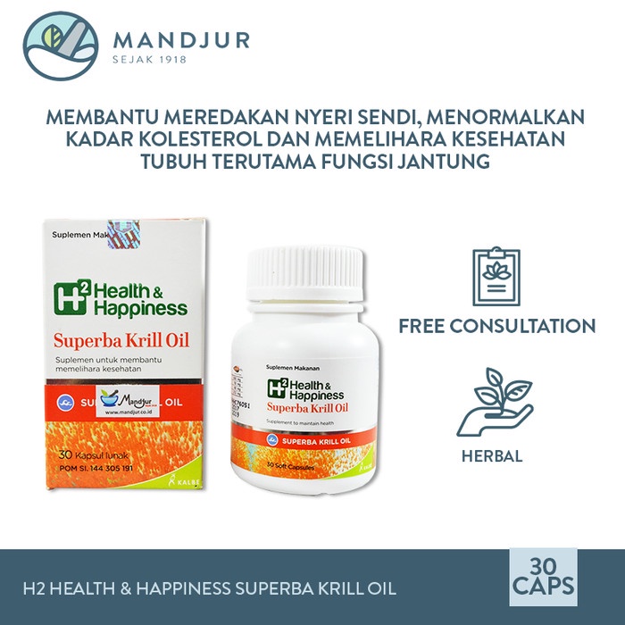 SALE H2 Health & Happiness Superba Krill Oil