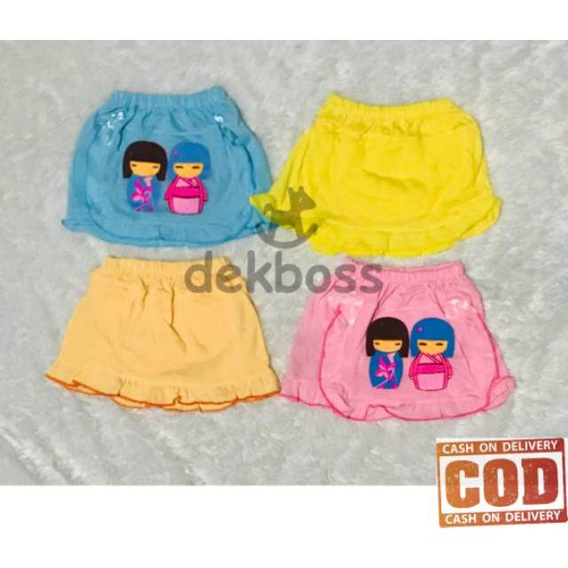 Rok celana bayi lucu rok tutu tumpuk bayi sablon gambar perlengkapan bayi baby girl