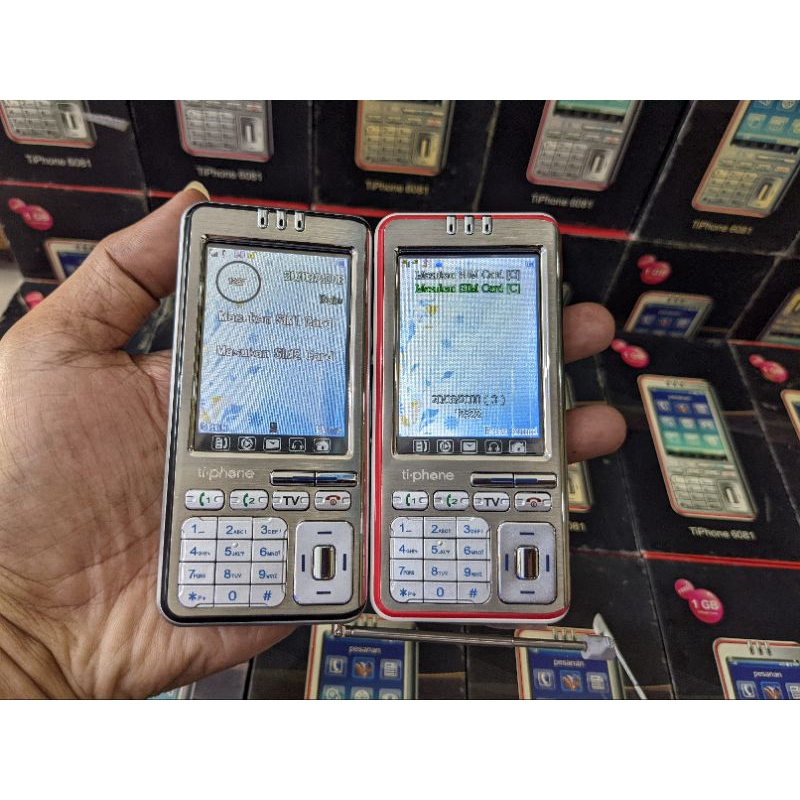 Ti.Phone 6081 Handphone Layar Sentuh dan TV