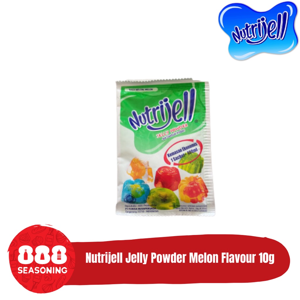 

NUTRIJELL EKONOMIS MELON FLAVOUR JELLY POWDER 10g