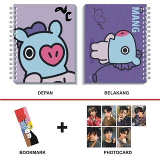 NC3303 KPOP BT21  BTS NOTEBOOK ALL CHARACTERS Shopee 