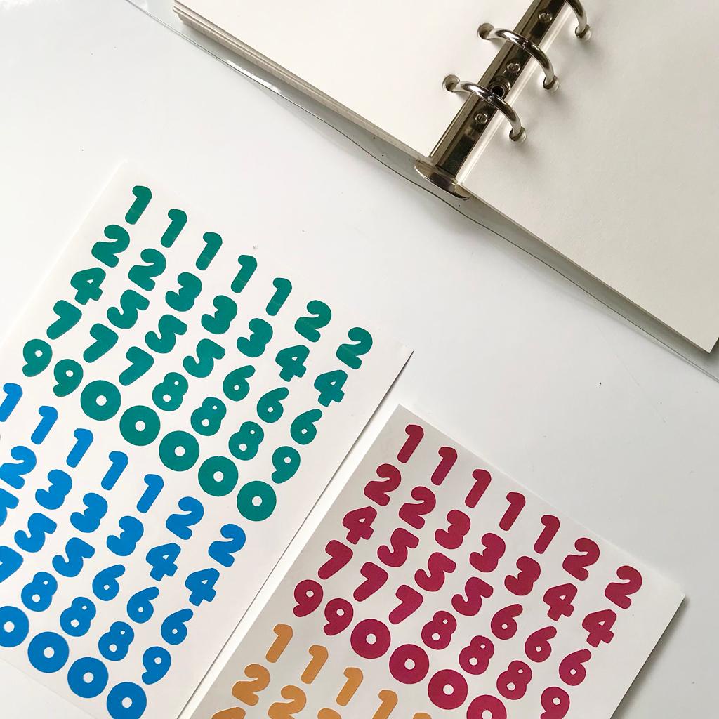 

PLAYDATE Number sticker/ Stiker jurnal/ Stiker angka
