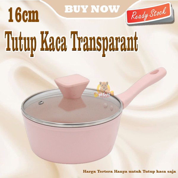 Tutup Kaca transparant 16CM cocok untuk semua panci diameter 16