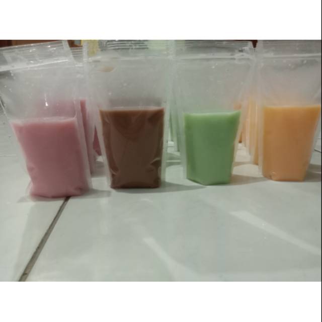 

PUDOT (Puding Sedot) Coklat , Strawberry, Melon & Mangga