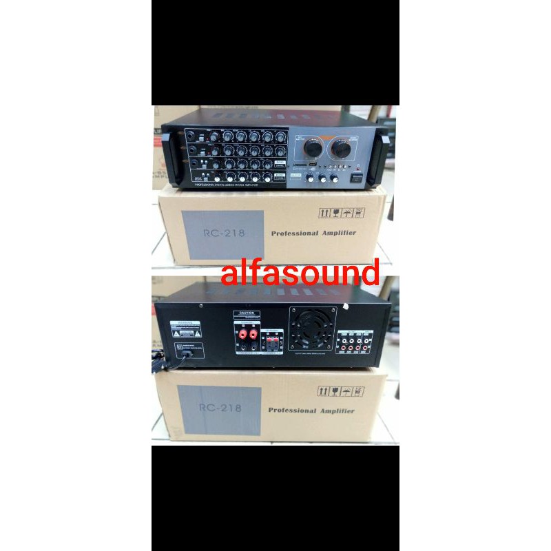 POWER AMPLIFIER SOUNDBEST RC218 POWER AMPLI SOUNDBEST RC 218