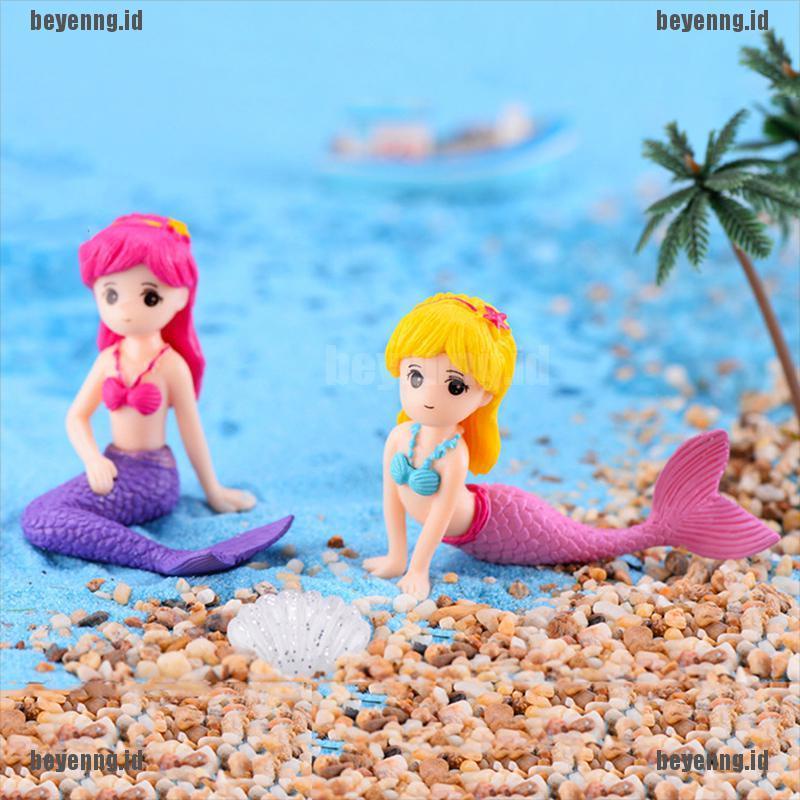 Bey Miniatur Mermaid Untuk Dekorasi Taman Minifairy Gardenrumah Boneka DIY