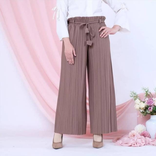 CELANA KULOT PLISKET PREMIUM / CELANA PLISKET / KULOT PLISKET JUMBO