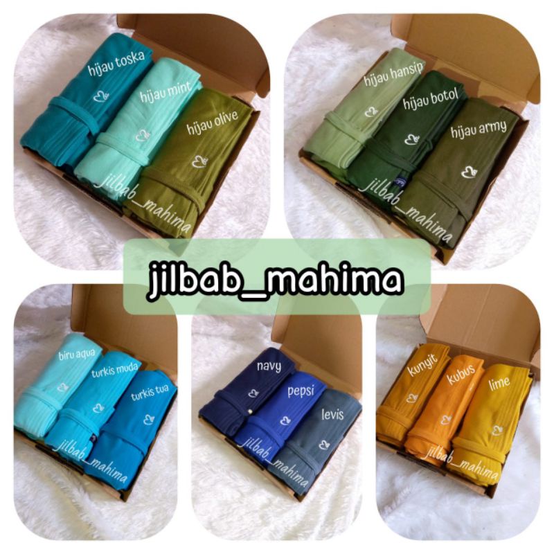 Jilbab bergo kaos hijab instan Mahima-3