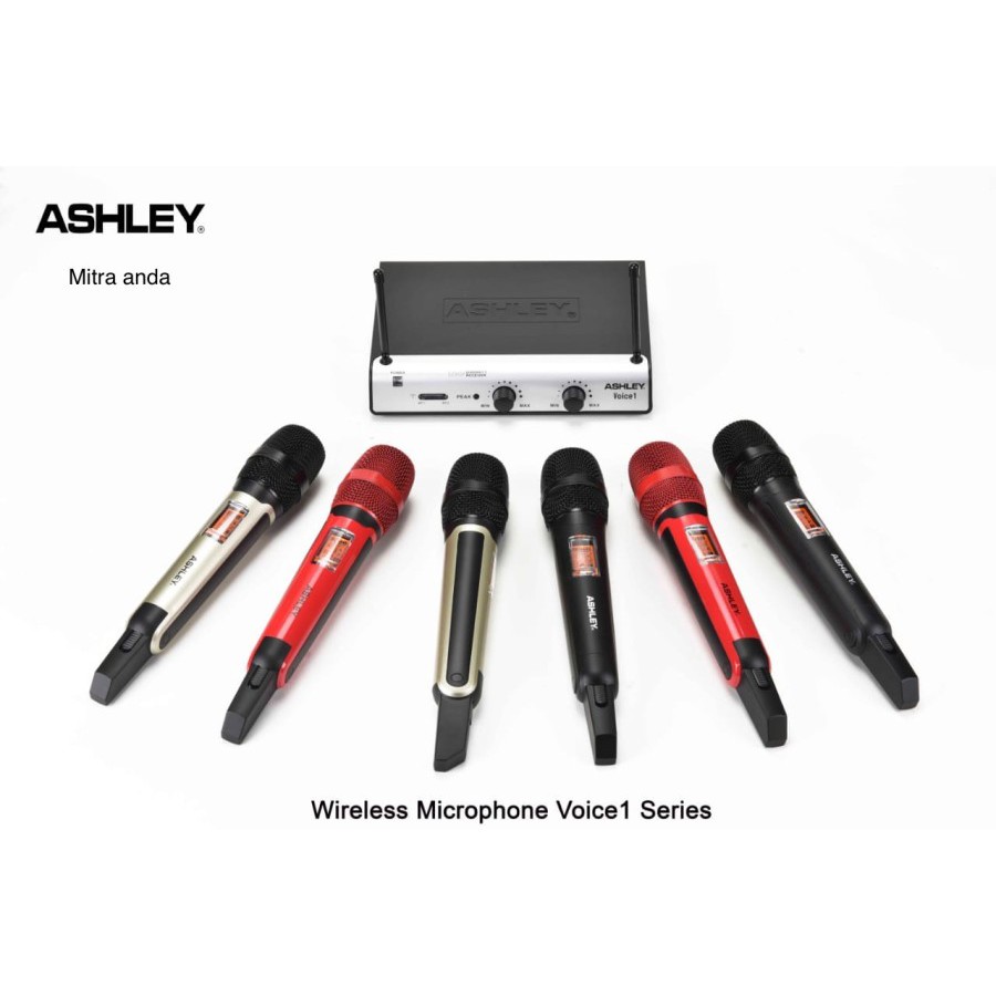 Mic Wireless Ashley Voice 1 Handheld Original