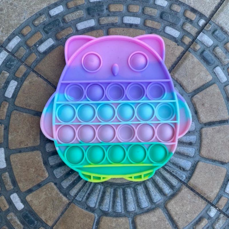 (TERBARU) POP IT SERI PASTEL KARAKTER POP IT RAINBOW PASTEL MURAH KARAKTER-7