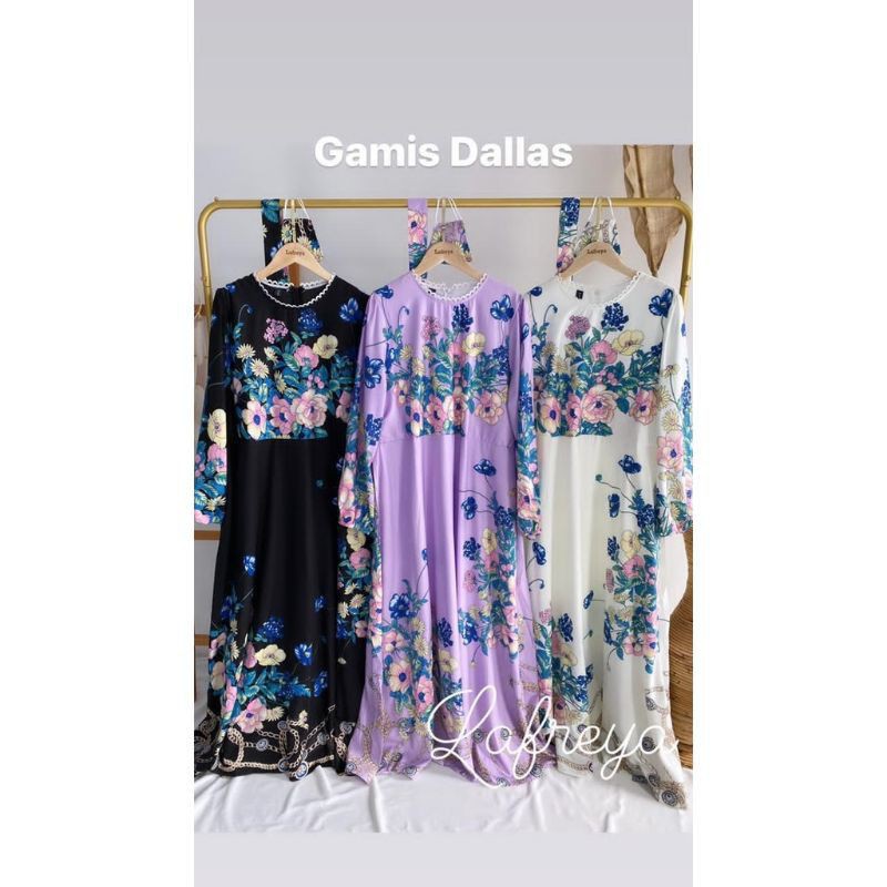 Gamis Dress Dallas by Lafreya LFY mewah