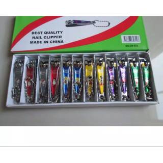 isi 12gunting kuku kecilnail clipper hight qualitypotong kukumanicureperawatan kukupembersih