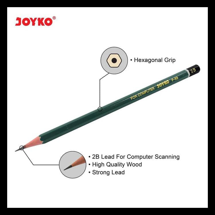 

HOT PROMO PENCIL / PENSIL JOYKO P-88 / 2B / 1 BOX 12 PCS BARANG TERUPDATE