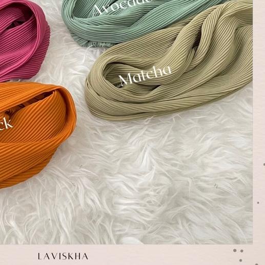 Pleated Shawl Pashmina Plisket Malaysia cerutty babydoll