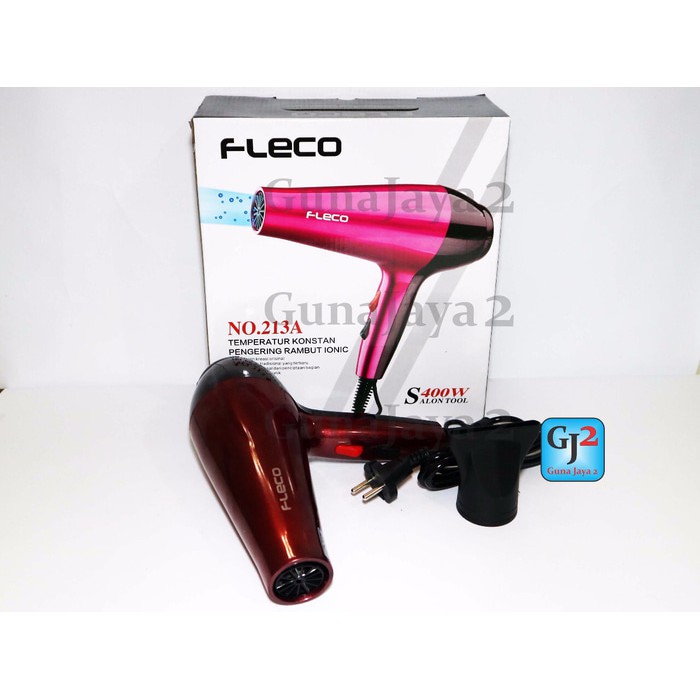Pengering Rambut Fleco 213A - Hair Dryer Panas Dingin dengan Perlindungan Overheat