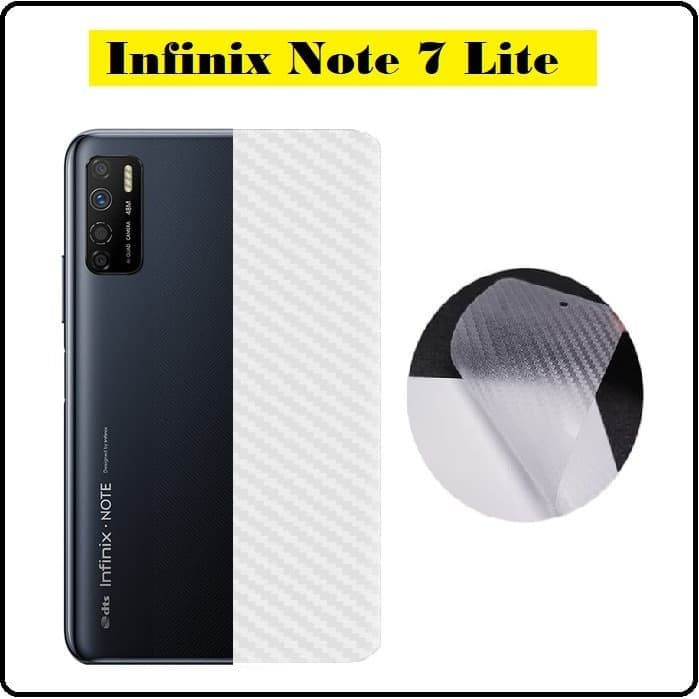 SKIN CARBON INFINIX NOTE 8 - ANTI GORES BELAKANG INFINIX NOTE 7 LITE INFINIX NOTE 8 - BC