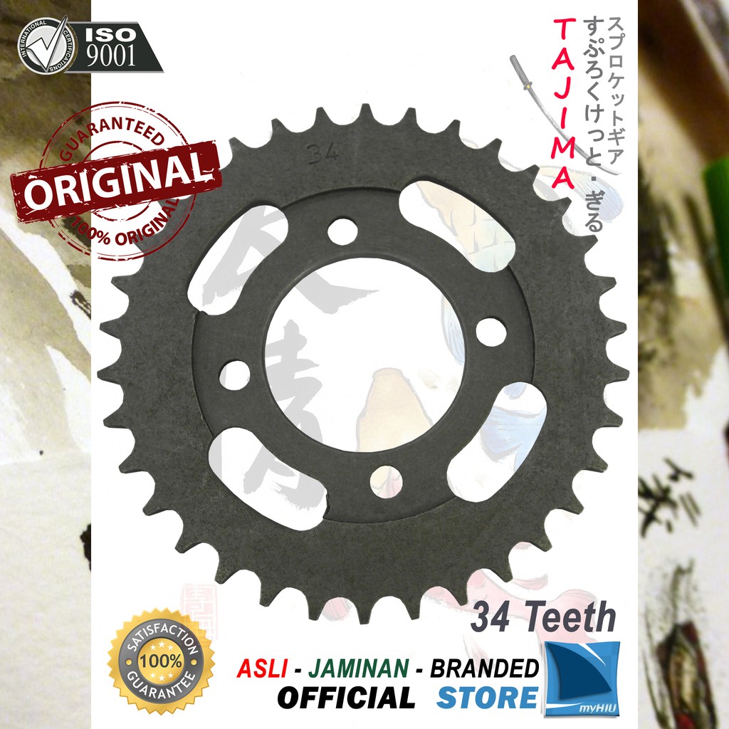 Gigi Tarik 30T ~ 39T HONDA Neotech Pro, Neo Tech Max Gir Belakang - Rear Sprocket Gear TAJIMA