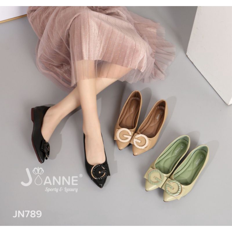 RESTOCK!! JOANNE Flat Shoes Sepatu Kerja JN789 [ORIGINAL BRAND]