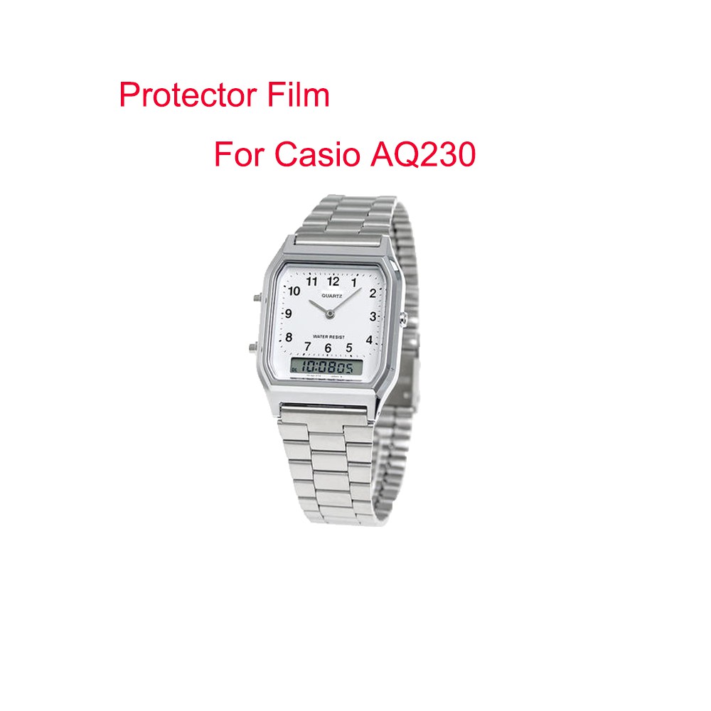 Pelindung Layar Smartwatch Casio Aq230A-7B Aq-230Ga-9D Nano Anti Ledakan Dengan Alat Pembersih