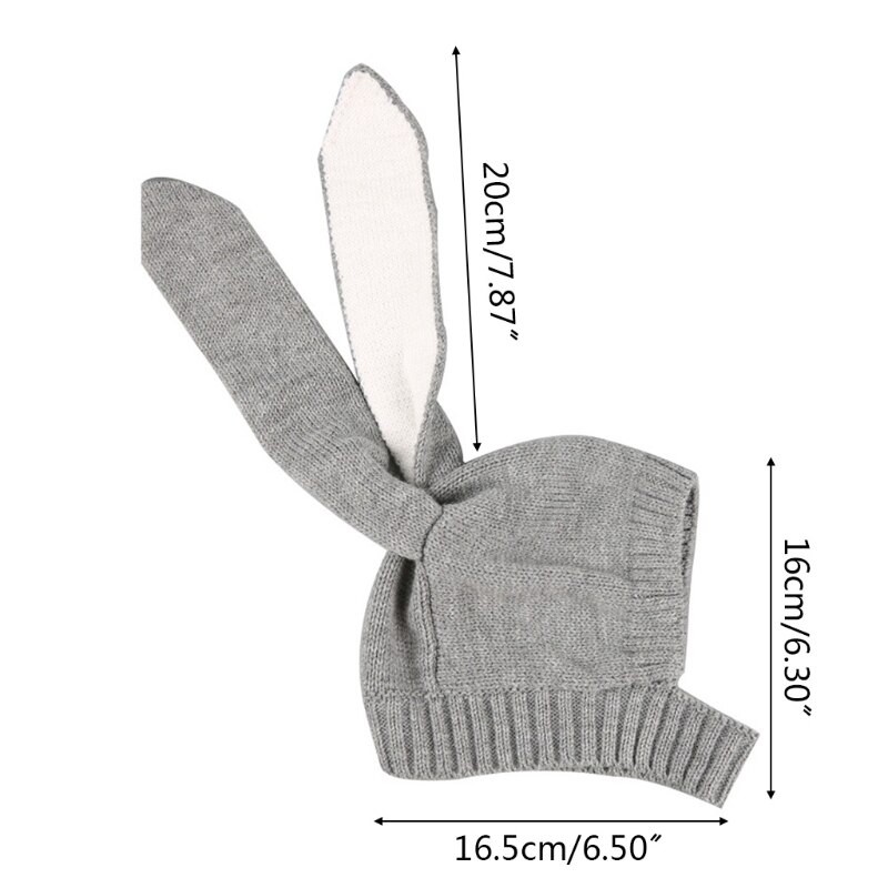 Topi Rajut Kelinci Anak Bayi ( Knitted Rabbit Baby Hat )