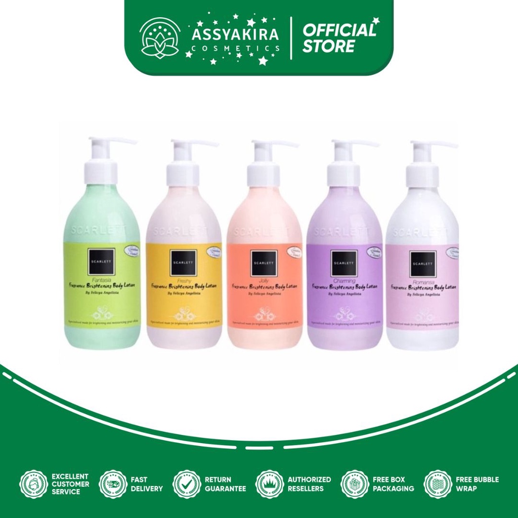 Scarlett Fragrance Brightening Hand &amp; Body Lotion 300ml