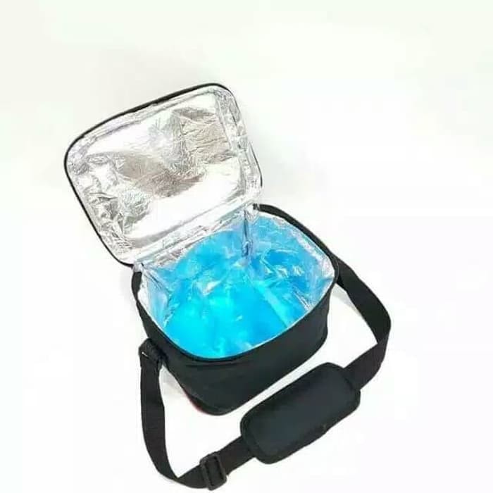 Paket Cooler Bag Cello Polos FREE 3pcs Blue Ice Gel - Paket Murah Tas Penyimpanan Asi (FREE ICE GEL)